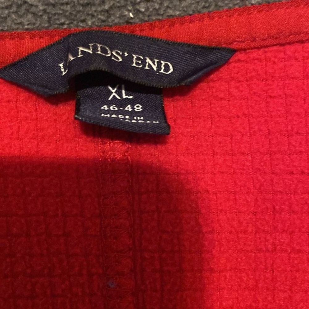 Lands End‎ Pullover with Zipper At Neck - Picture 4 of 6